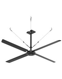 Hunter ECO 10 Ft HVLS Ceiling Fan 80,000 CFM Covers 2500 Sq Ft 480 Volts 3 Phase - ECO103P480V