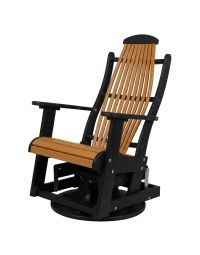 Outdoor Poly Blue Ridge Swivel Glider by Infinity Living
