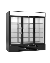 Beverage Air 75" 3 Swing Glass Door Merchandiser Freezer - MMF72HC-1-B