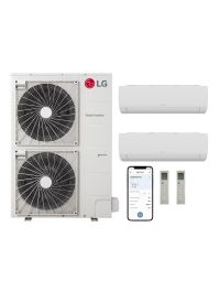 LG 54,000 BTU 2 Zone Mini Split System - KUMXB541A / KNMAB241A / KNMAB151A