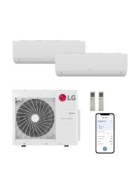Upgrade to LG 24,000 BTU LGRED 2 Zone Mini Split System - KUMXA241A / 2-KNMAB151A