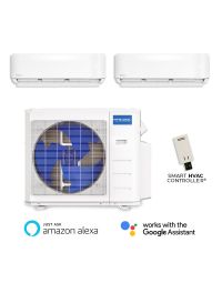 27,000 MRCOOL 5th Gen DIY 23 SEER2 2 Zone Wall Mounted Mini Split Heat Pump System - R-454B | 12 + 18 DIY-MULTI4-27HP230D / DIY-12-WM / DIY-18-WM