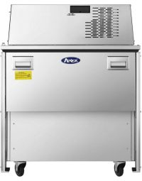 Atosa 34" 1 Door Single Sided Milk Cooler, 8 Crate Capacity – AMC-3401