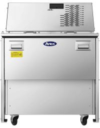 Atosa 34" 2 Door Double Sided Milk Cooler, 8 Crate Capacity – AMC-3402