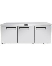 Atosa 73" 3 Solid Door Undercounter Refrigerator – MGF8404GR