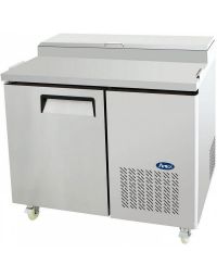 Atosa 44" 1 Door Pizza Prep Table, (6) 1/3 size pans – MPF8201GR