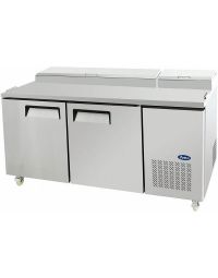 Atosa 67" 2 Door Pizza Prep Table, (9) 1/3 size pans – MPF8202GR