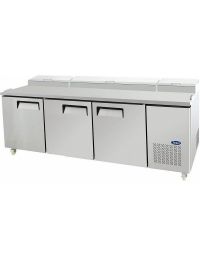 Atosa 93" 3 Door Pizza Prep Table, (12) 1/3 size pans – MPF8203GR