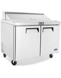 Atosa 48" 2 Door Sandwich / Salad Prep Table, (12) 1/6 size pans – MSF8302GR