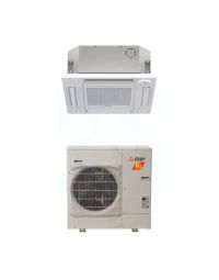 Mitsubishi 9,000 BTU SEZ-AD-Series 16.6 SEER2 Single Zone Ceiling Cassette Mini Split Hyper Heat Pump System – R454B | 230V 