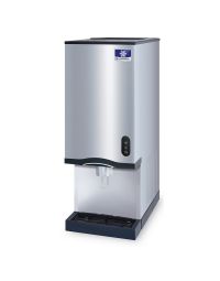 Manitowoc 16 1/4" NEO Air Cooled Countertop Nugget Ice Maker & Water Dispenser - 20 lb. Bin with Lever Dispensing - 115V - CNF0202A-L