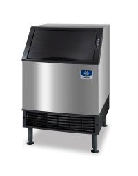 Manitowoc 26" NEO Air Cooled Undercounter Half Dice Cube Ice Machine with 90 lb. Bin - 115V, 219 lb. - UYP0240A-B