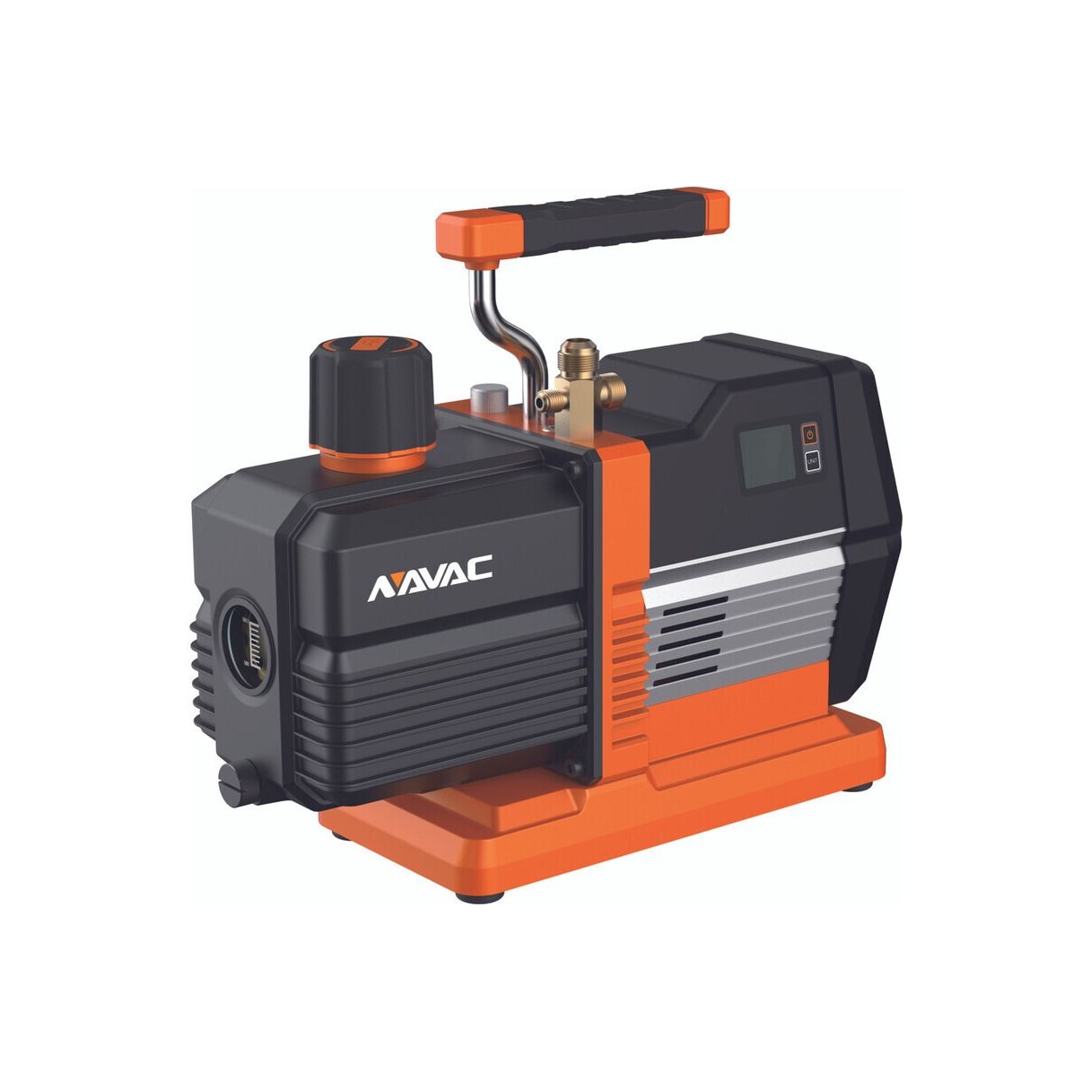 Navac Smart Vacuum Pump 6 CFM A2L DC Digital Display w/ Vacuum Gauge Master Series - NRP6Di