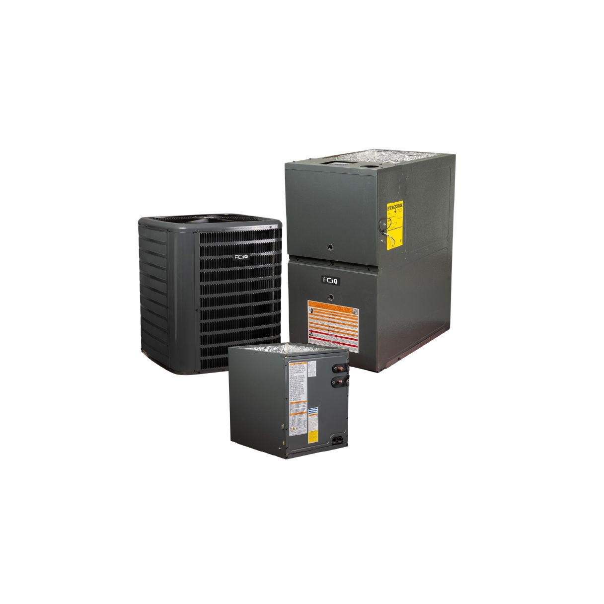 1.5 Ton 13.4 SEER2 80% AFUE 40000 BTU Gas Furnace and R32 Air Conditioner System - Upflow - AQ-GLXS3BN1810 / AQ-CAPTA1818A3 / AQ-GR9S800403AN