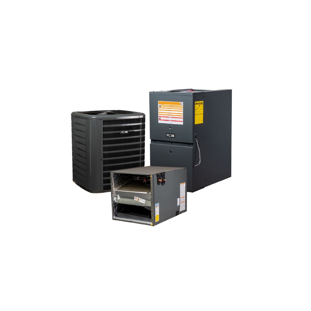 1.5 Ton 13.4 SEER2 80% AFUE 40000 BTU Low NOx Gas Furnace and R32 Air Conditioner System - Horizontal - AQ-GLXS3BN1810 / AQ-CHPTA1822A3 / AQ-GD9S800403AX