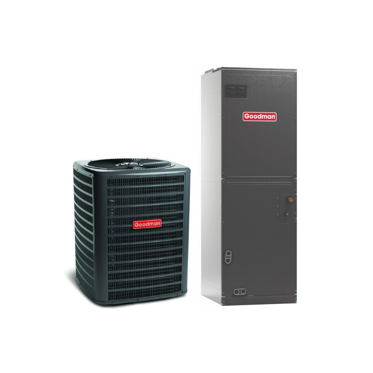 5 Ton 16 SEER2 Goodman R32 Heat Pump Split System - Multi-Positional - GLZS5BA6010 / AMST60DU1300
