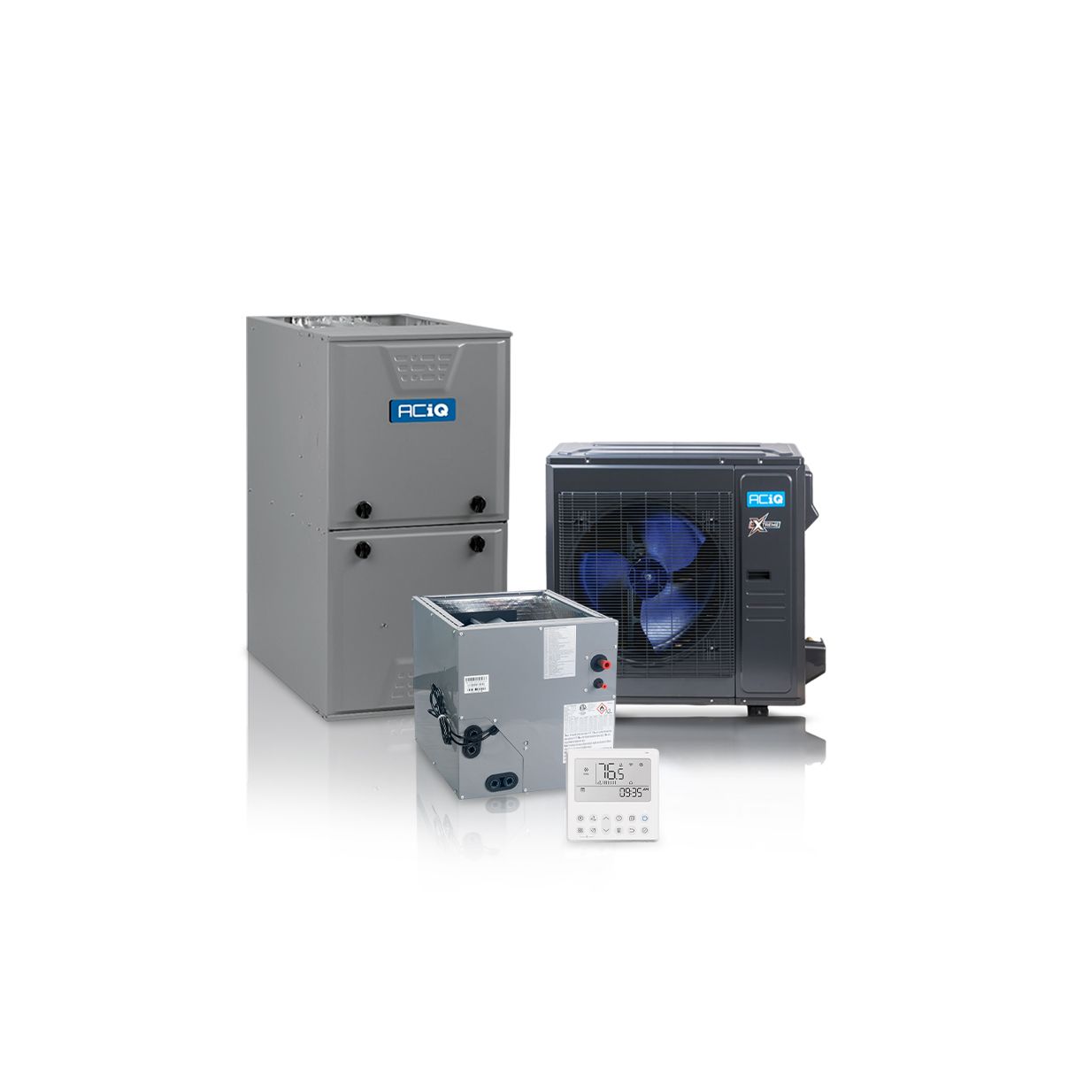 3 Ton 15.8 SEER2 96% AFUE 80000 BTU ACIQ Furnace and High Efficiency Heat Pump System | Extreme Series - R454B - Multi-Positional - ACIQ-36-HPD / ACIQ-36-ACL-17-B / G96VTN0801716