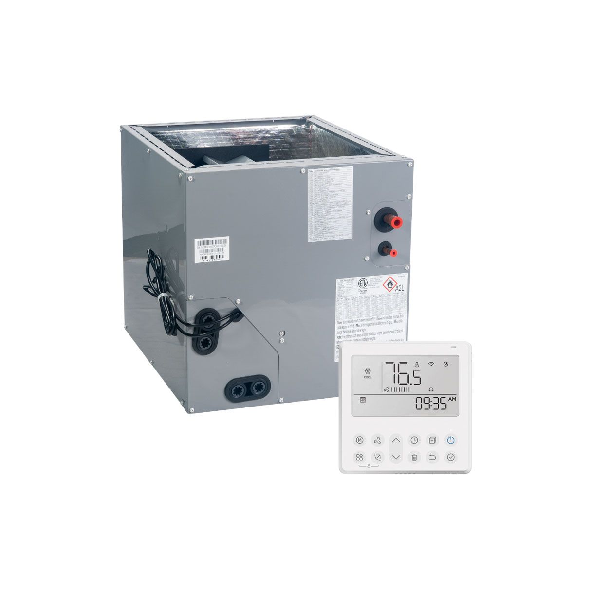 ACIQ 5 Ton 24.5" Width Multi-Positional Evaporator Cased Coil - R454B - ACIQ-60-ACL-B