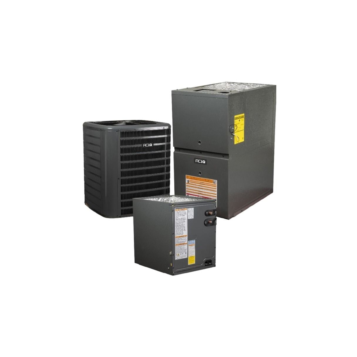 1.5 Ton 13.4 SEER2 80% AFUE 40,000 BTU ACiQ Gas Furnace and R32 Air Conditioner System - Upflow - AQ-GLXS3BN1810 / AQ-CAPFA1818A3 / AQ-GR9S800403AN