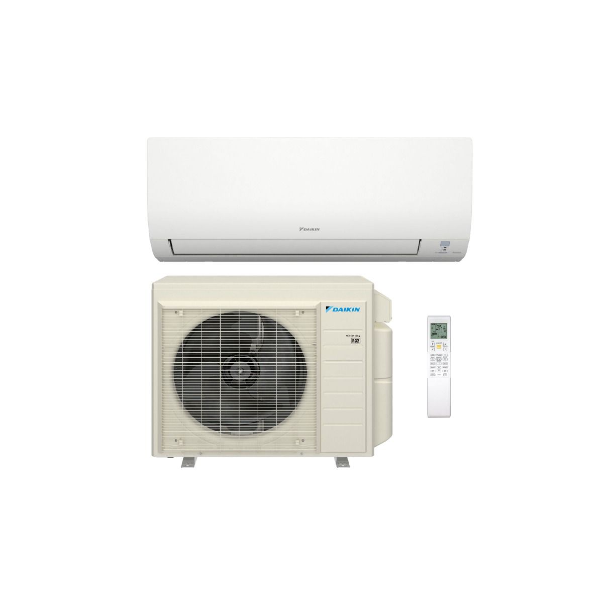 9,000 BTU Daikin Aurora 21 SEER2 Single Zone Wall Mount Mini Split Heat Pump System - R32 | 230V - RXT09AVJU9 / FTXV09AVJU9