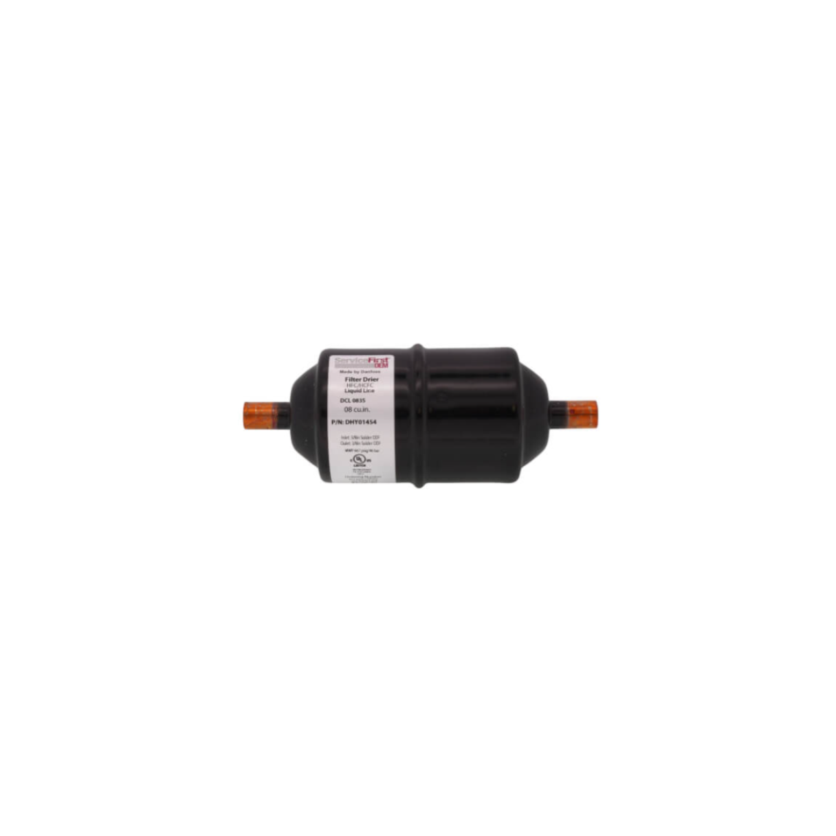 Trane 3/8" Air Conditioner Filter Drier, Liquid Line, 8 Cubic Inch, 6 Ton - DHY01454