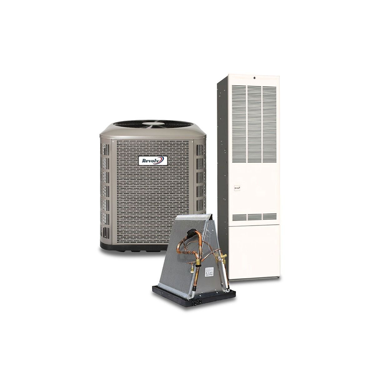 Style Crest-Revolv 2 Ton 13.4 SEER2 80% AFUE 70,000 BTU Sweat-Fit Mobile Home Air Conditioner and Gas Furnace System - R454B - HSA4MD5M1SN24K / C85DAMX24U-B / MG1E-B070F1ABM1