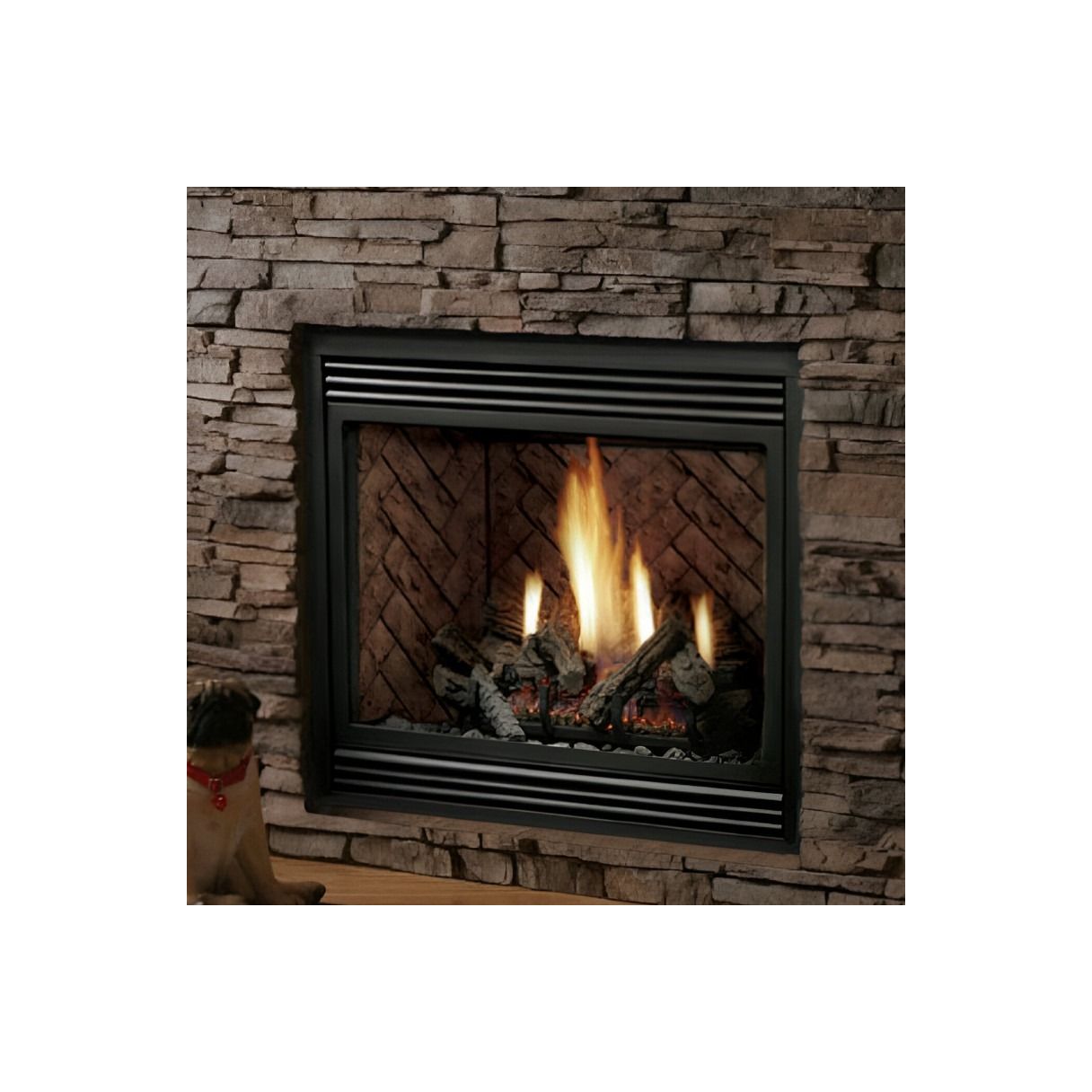 Kingsman 36" Direct Vent Gas Fireplace - HBZDV3624