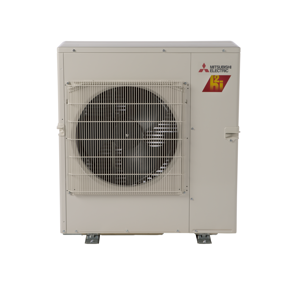 25,000 BTU Mitsubishi Multi-Zone Ductless H2i Hyper Heat Pump Condenser w/ Base Pan Heater