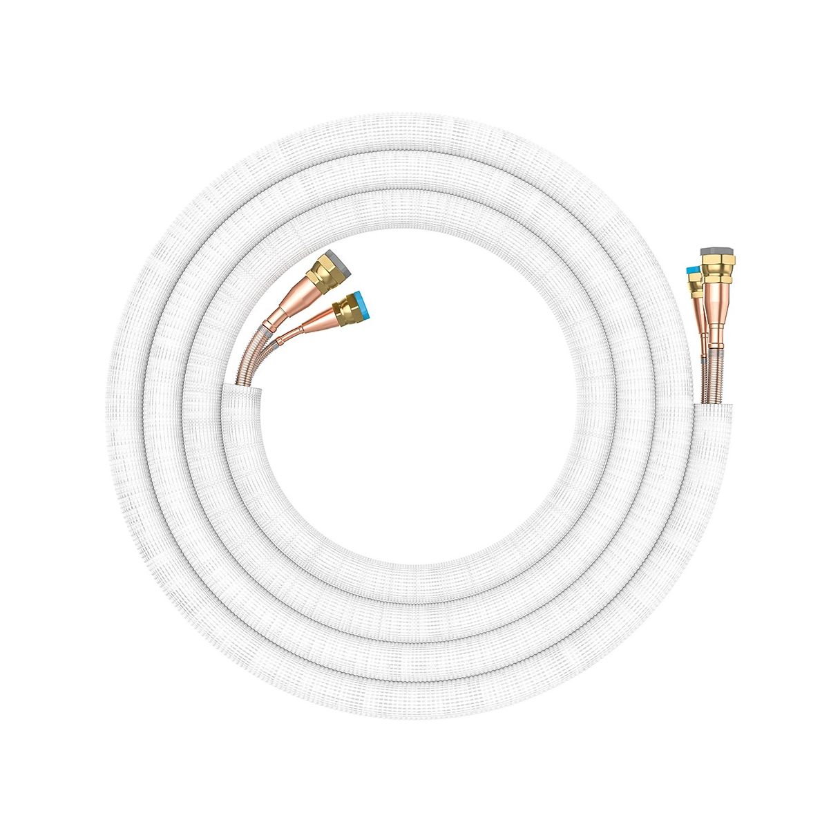 DIY16-1438-O 16ft Pre-Charged Lineset for MRCOOL 6K–12K Units | Quick Connect