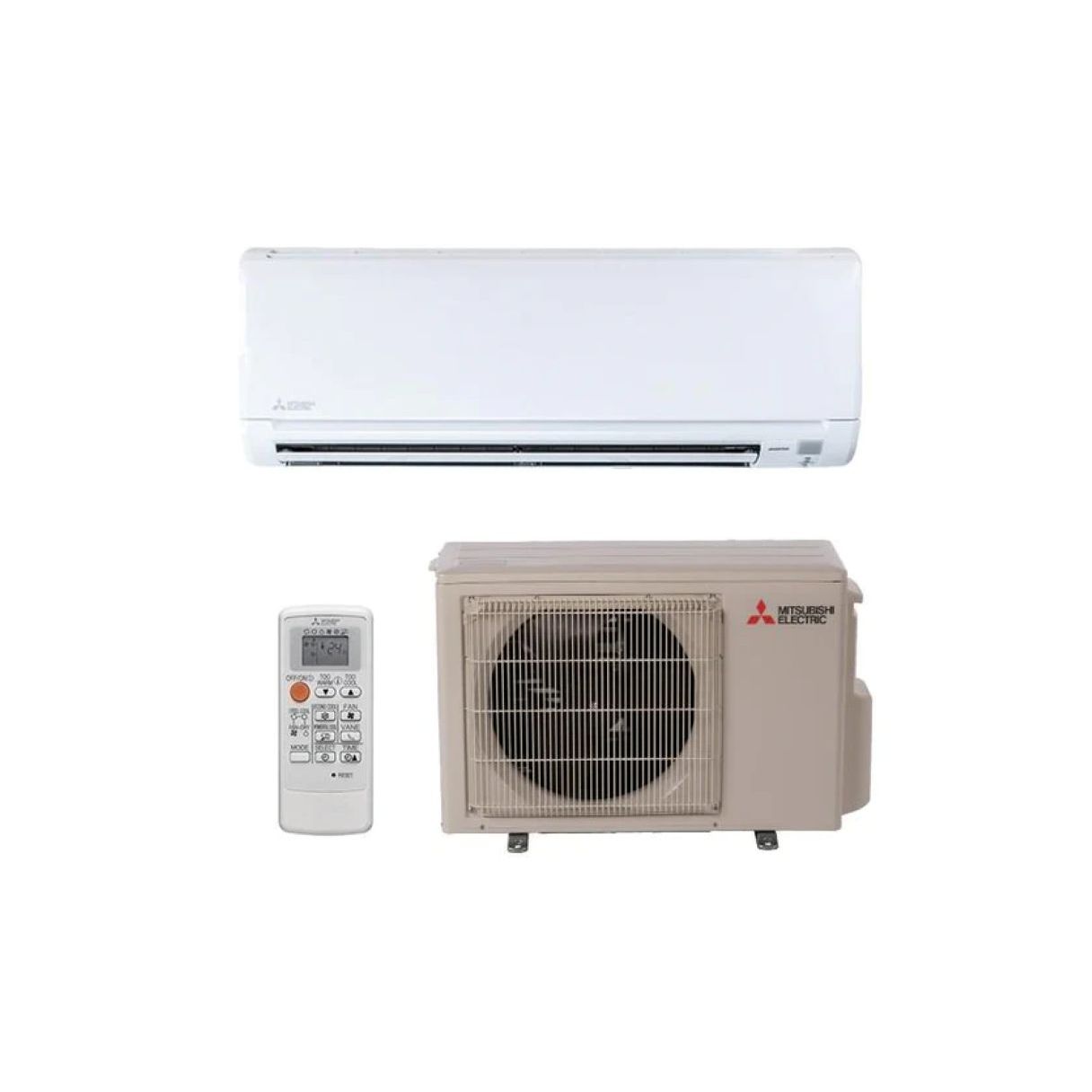 Mitsubishi 15,000 BTU GX-Series 22.2 SEER2 Single Zone Wall Mount Mini Split Heat Pump System – R454B | 230V
