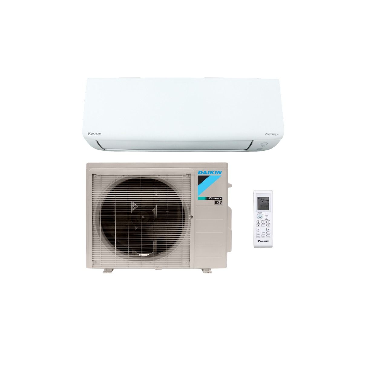 9,000 BTU Daikin Oterra 21 SEER2 Single Zone Wall Mount Mini Split Heat Pump System - R32 | 230V - RXF09AXVJU / FTXF09AXVJU
