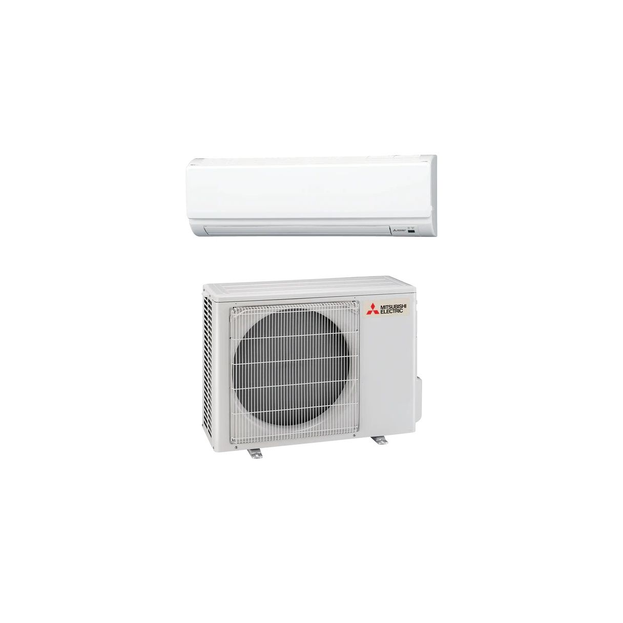 9,000 BTU Mitsubishi 18.9 SEER Wall Mounted Mini Split Heat Pump System | MSZ-EF18NAW-U1 / SUZ-KA18NAHZ