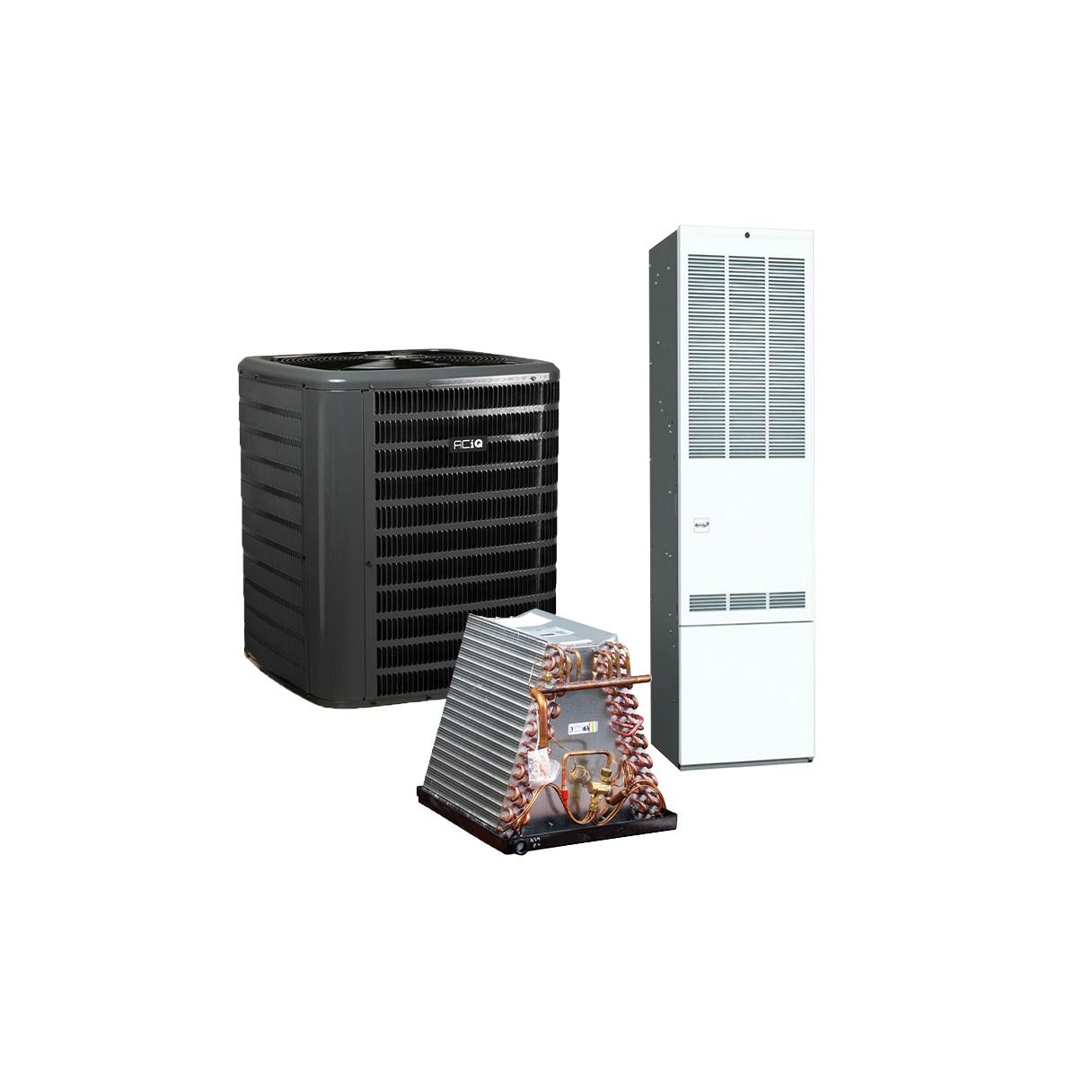 2.5 Ton 14.3 SEER2 80% AFUE 56,000 BTU Mobile Home Heat Pump and Gas Furnace System - R32 - AQ-GLZS4BA3010 / ACiQ-MH36EU3VYED / MG1E-B056F1ABM1