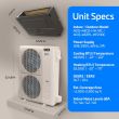 48,000 BTU 23 SEER ACiQ Single Zone Concealed Duct Mini Split System | Extreme Series - ACIQ-48CD-HH-MC / ACiQ-48ZPL-HP230C