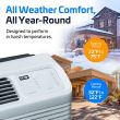 ACIQ 9,000 BTU Inverter PTAC Heat Pump Air Conditioner Unit with 3.5KW Electric Heater | R32 - ACIQ-09PTC-W-INV