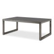 Real Flame Monaco Coffee Table - Brushed Antique White - 1172-BAW - Low