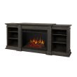 Real Flame Eliot Grand Entertainment Center Electric Fireplace in Antique Gray - 1290E-AGR