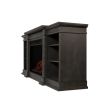 Real Flame Eliot Grand Entertainment Center Electric Fireplace in Antique Gray - 1290E-AGR - Side