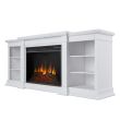 Real Flame Eliot Grand Electric Fireplace With Media Console - 1290E - White Hero