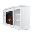 Real Flame Eliot Grand Entertainment Center Electric Fireplace in White - 1290E-W - Side