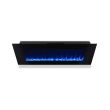 Real Flame Dinatale Wall-Mounted Electric Fireplace in Black - 1330E-BK - Top Blue