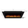 Real Flame Corretto 40 Inch Electric Fireplace - 1340E - Dimension