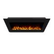 Real Flame Corretto 40 Inch Electric Wall-Hung Fireplace in Black - 1340E-BK - Top