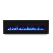 Real Flame Corretto 72 Inch Electric Fireplace - 1360E - Rock  Blue
