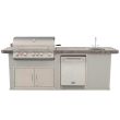 Bull Stainless Steel Finishing Frame Fridge Welded & Notched Fits - 99935 - Top View