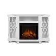Real Flame Lynette Electric Fireplace in White - 1750E-W
