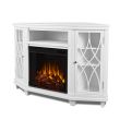 Real Flame Lynette Electric Fireplace With Corner Media Console - 1750E