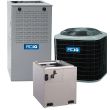 2 Ton 16 SEER2 80% AFUE 110,000 BTU ACiQ Gas Furnace and Heat Pump System - Multi-Positional - R4H5S24AKAAA / EVD4X37M21A / N80MSN1102120A