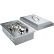 Sunstone Drop-in Gas Single Side Burner - 1SSB-LP/1SSB-NG- Open Hood View