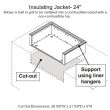 American Outdoor Grill 24 Inch Insulating Liner - drawing